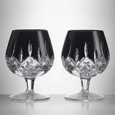 Connoisseur Lismore Black Brandy Balloon 510ml 17floz, Set of 2